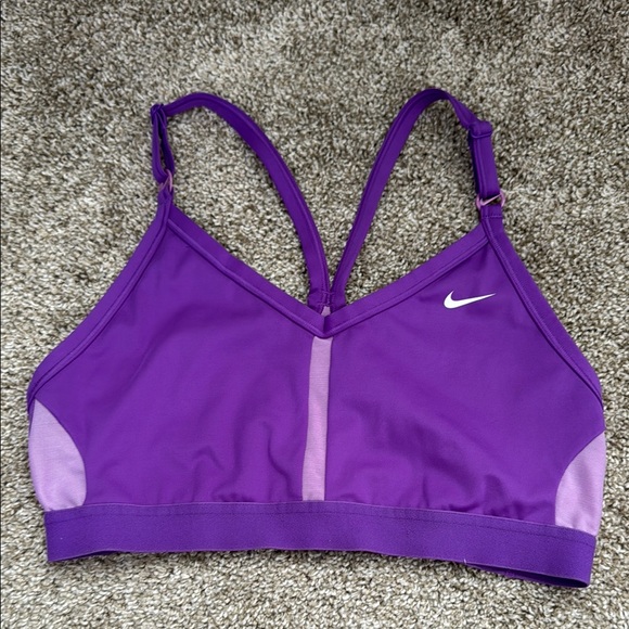 Nike Women's Purple Sports Bra - Picture 1 of 2